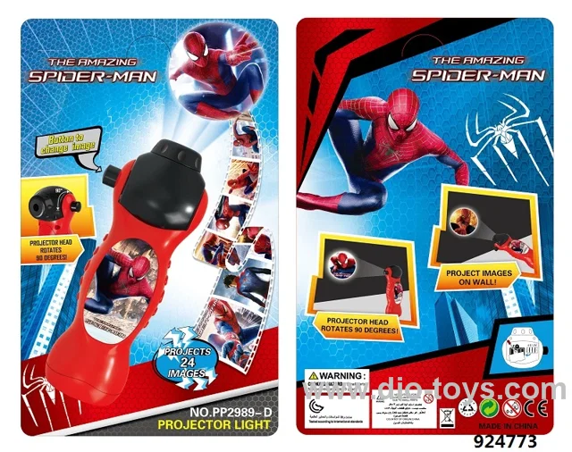 Projector in blister card
