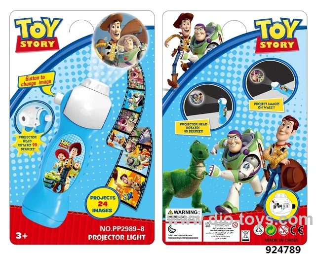 Projector in blister card