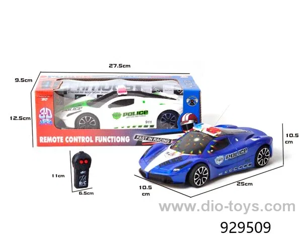 1:18 2 ch rc car with light not included battery in window box 2 asstd