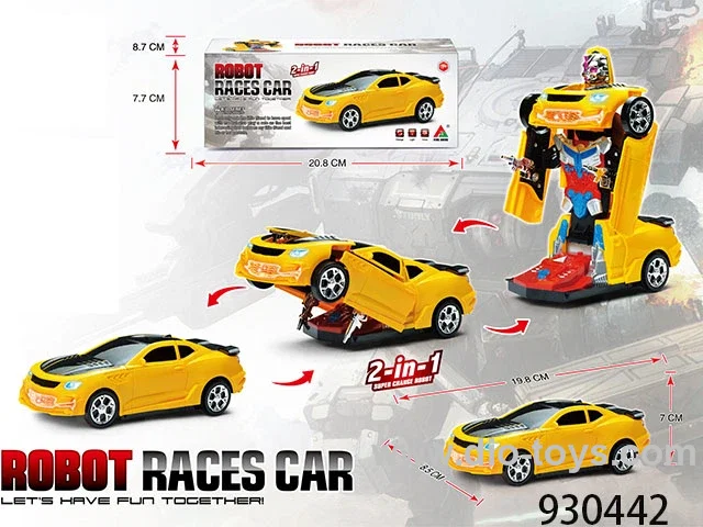 B/O Transformational car W L/M in Color box