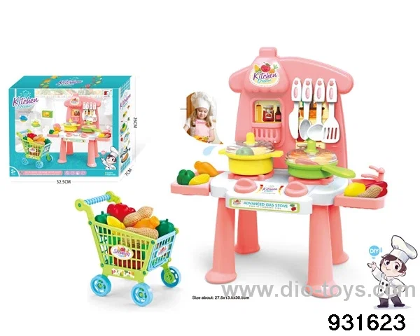 kitchen set in color box