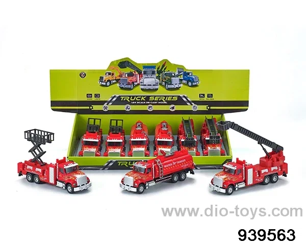 1:24 Alloy Pull Back Car in 6pcs display box