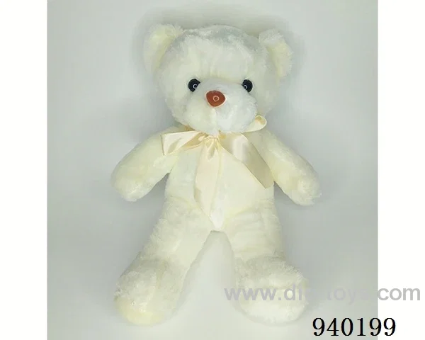 30cm White Scarf Bear in Hangtag