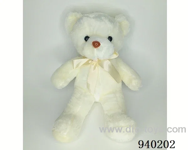 55cm White Scarf Bear in Hangtag