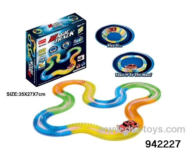 B/O track with light 220PCS not included battery