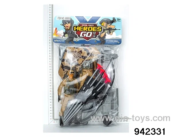 Military police suit in PVC bag