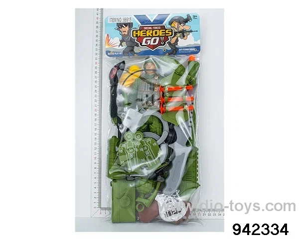 Military police suit in PVC bag