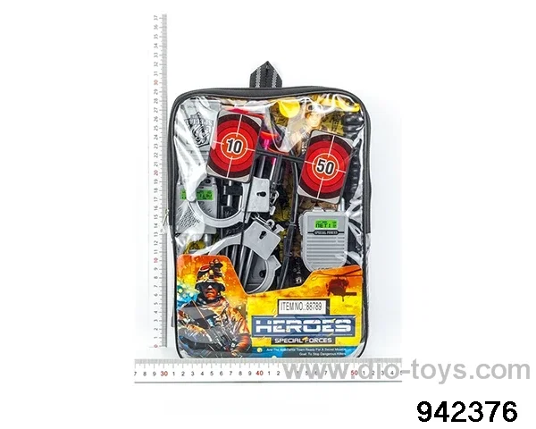 Military police suit in Packsack