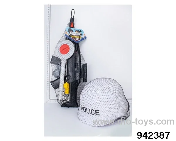 Police suit in Net bag
