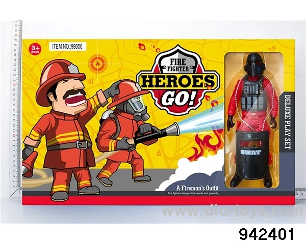 Fire fighting suit in Window box