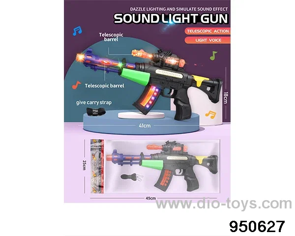 B/O gun in opp bag
