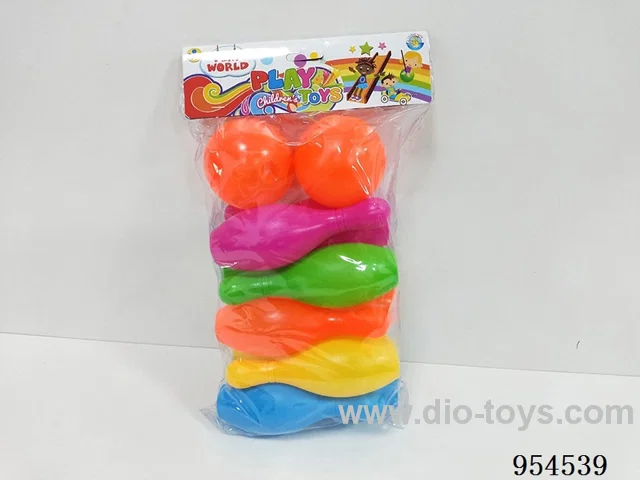 bowling in PVC bag with header