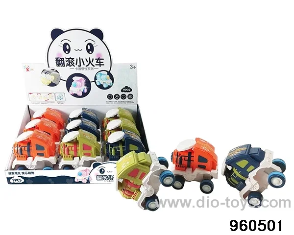 Stress Rolling Train in 9pcs display box