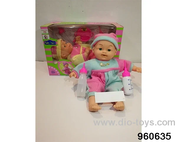 14inch Doll (six sounds can suck, the pacifier can move, and tears will flow when crying) in window box