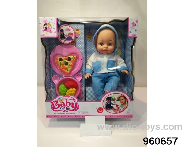 13inch Doll (will absorb water, pee with 13 sounds) in window box