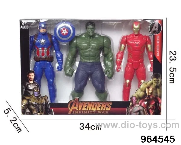 The Avengers with light