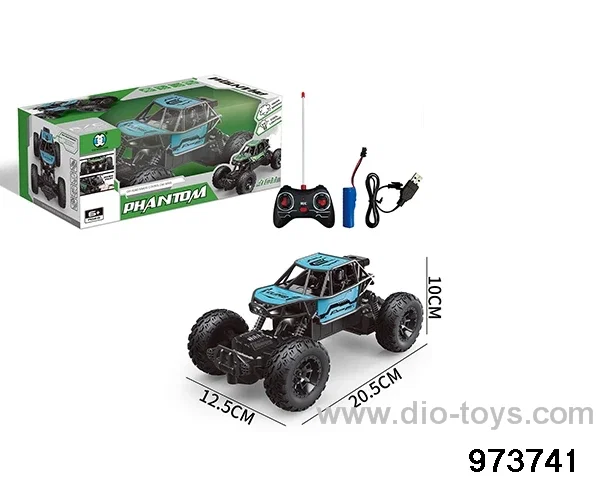 RC Climbing spray plastic truck in window box included battery