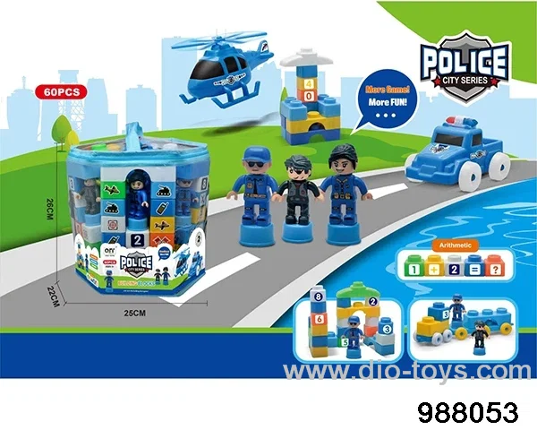 City Police Series in Hand bag 60PCS