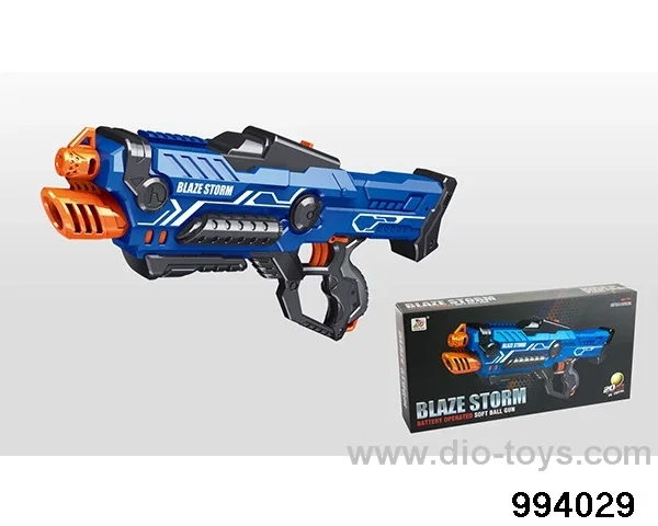 Electric soft bullet gun (20 round bullets) in color box