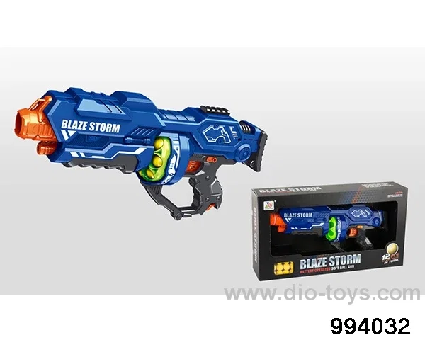 Electric soft bullet gun (12 round bullets) in display box
