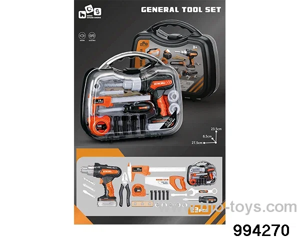 Electric drill simulation tool set in PS box