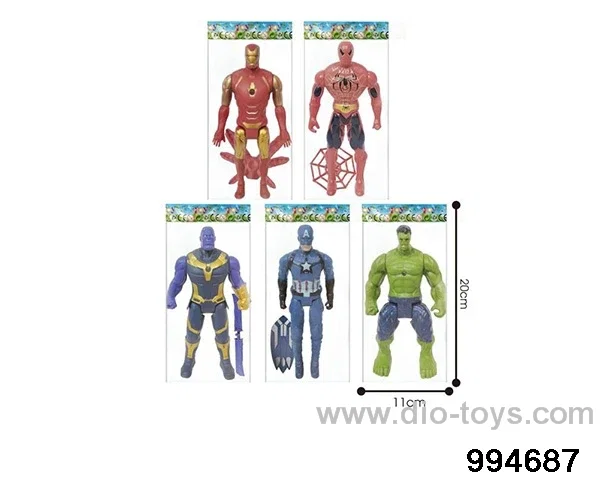 16CM Avenger Alliance doll with lamp in BAG