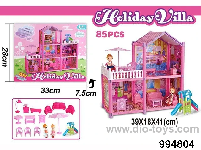 DIY villa set in color box