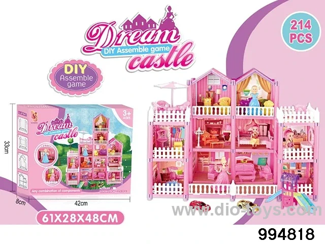 DIY villa set in color box