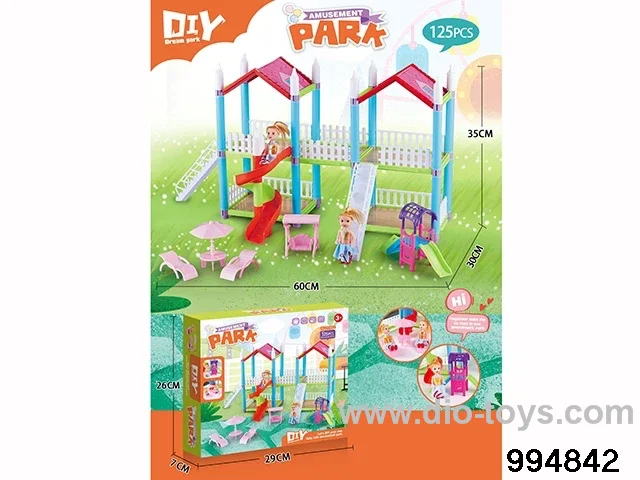 DIY park play set in color box