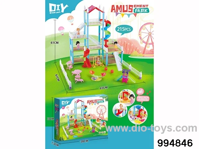 DIY park play set in color box
