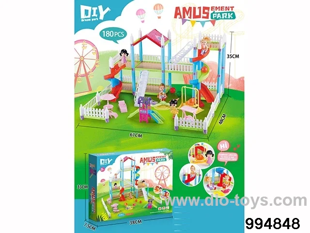 DIY park play set in color box