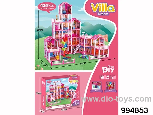 DIY villa set in color box
