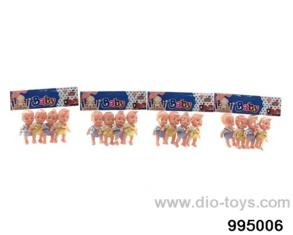 2.5 inch enamel fashion palm doll in PP bag with header