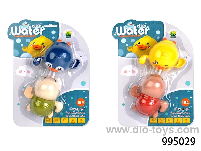 wind up animal in blister card(random color mix)