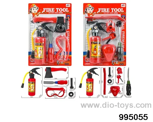 Two fire-fighting series tools (fire extinguisher can spray water) in blister