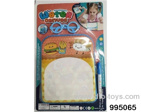 Graffiti color change learning water painting book in Blister card