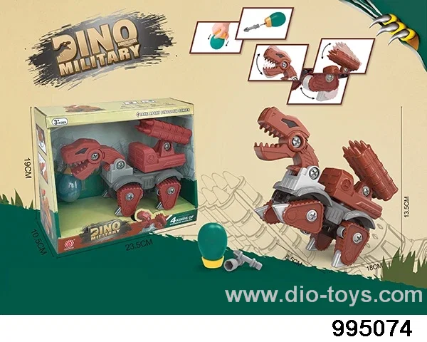 DIY Disassembly and Assembly Dinosaur in display box