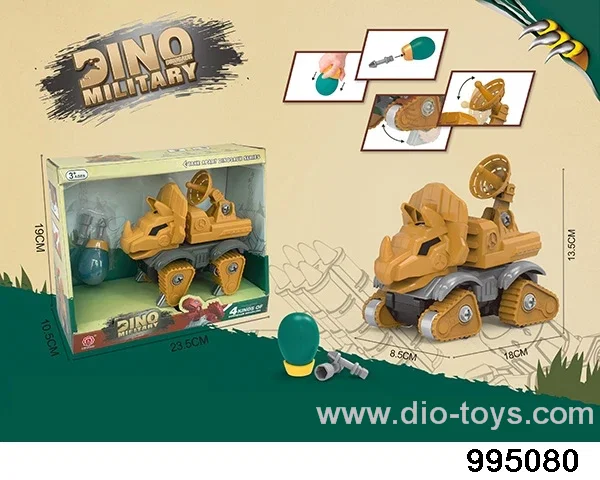 DIY Disassembly and Assembly Dinosaur in display box