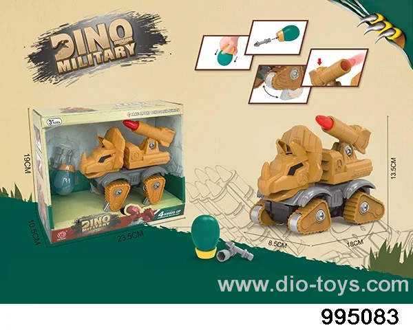 DIY Disassembly and Assembly Dinosaur in display box