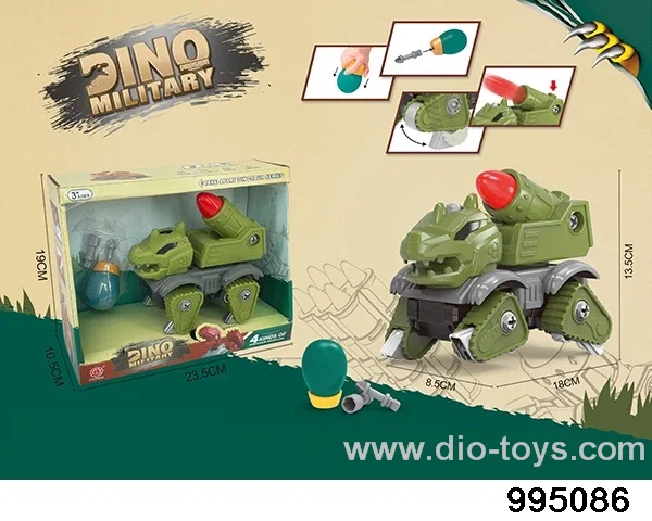 DIY Disassembly and Assembly Dinosaur in display box