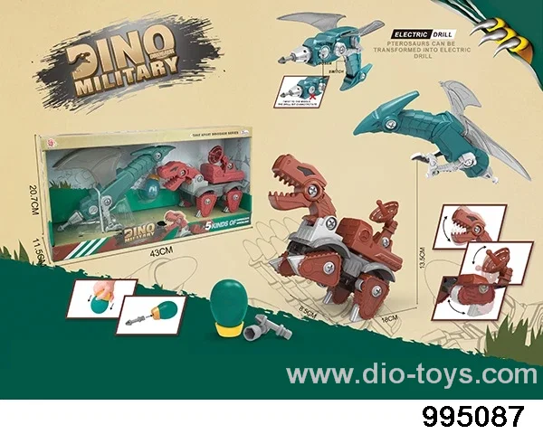 DIY Disassembly and Assembly Dinosaur in display box