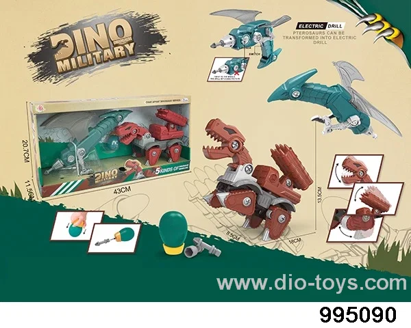 DIY Disassembly and Assembly Dinosaur in display box