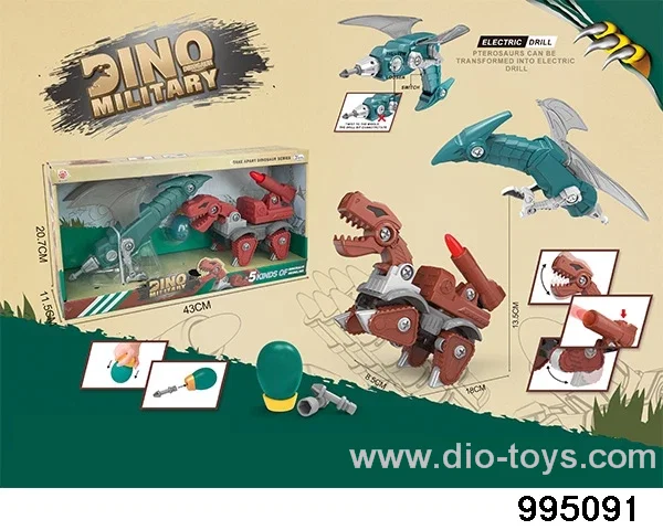 DIY Disassembly and Assembly Dinosaur in display box