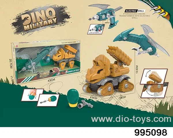 DIY Disassembly and Assembly Dinosaur in display box