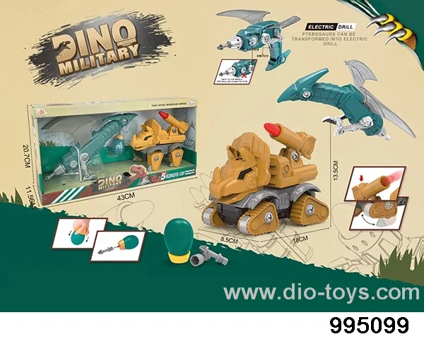 DIY Disassembly and Assembly Dinosaur in display box