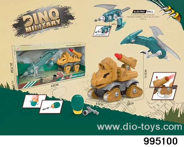 DIY Disassembly and Assembly Dinosaur in display box