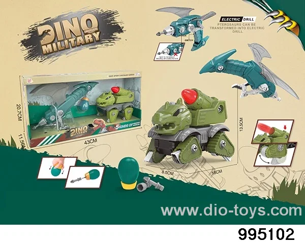 DIY Disassembly and Assembly Dinosaur in display box