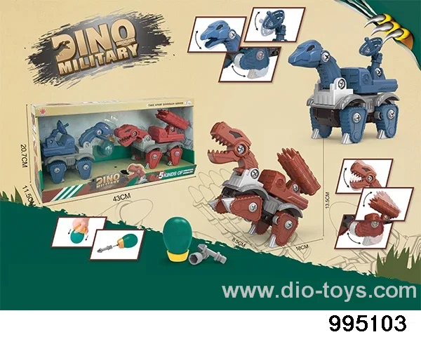 DIY Disassembly and Assembly Dinosaur in display box