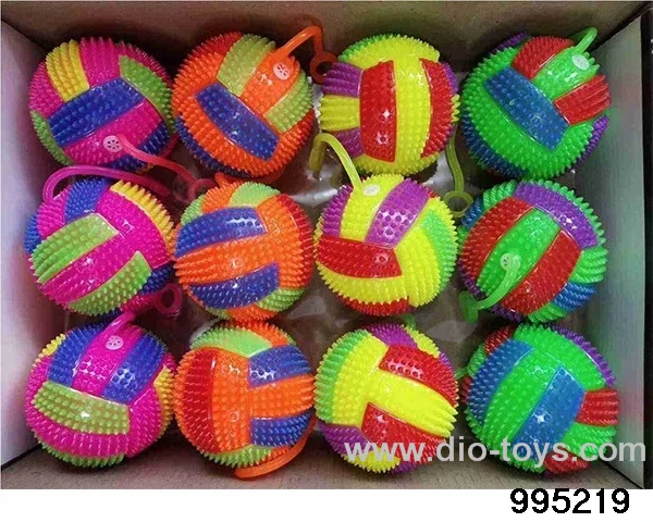 7.5 volleyball in display box