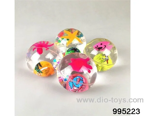 TPU5. 5 ocean flash elastic ball (12 pieces / display box) single price in display box